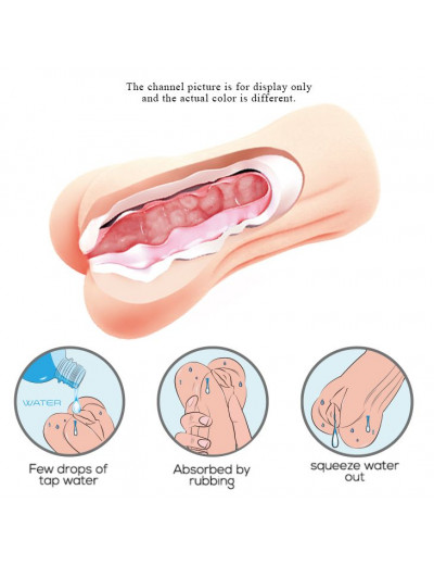 Мастурбатор-вагина с эффектом смазки