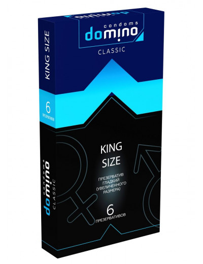 Презервативы увеличенного размера DOMINO Classic King size - 6 шт.