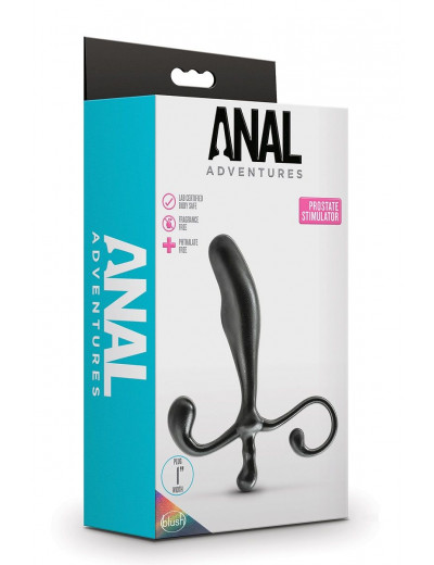 Черный стимулятор простаты Prostate Stimulator - 12,7 см.