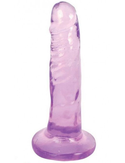 Фиолетовый фаллоимитатор Slim Stick Dildo - 15,2 см.