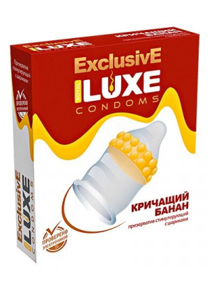 Презерватив LUXE Exclusive «Кричащий банан» - 1 шт.