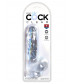 Прозрачный фаллоимитатор King Cock Clear 6  Cock with Balls - 17,8 см.