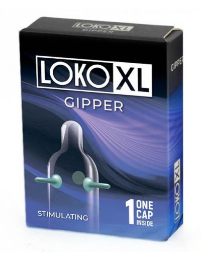 Стимулирующая насадка на пенис LOKO XL GIPPER