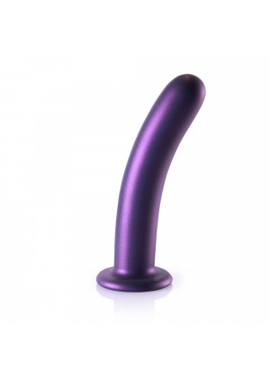 Фиолетовый фаллоимитатор Smooth G-Spot - 17,7 см.