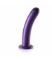 Фиолетовый фаллоимитатор Smooth G-Spot - 17,7 см.