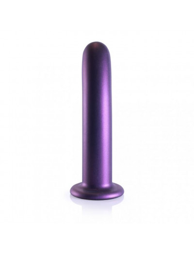 Фиолетовый фаллоимитатор Smooth G-Spot - 17,7 см.