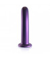 Фиолетовый фаллоимитатор Smooth G-Spot - 17,7 см.