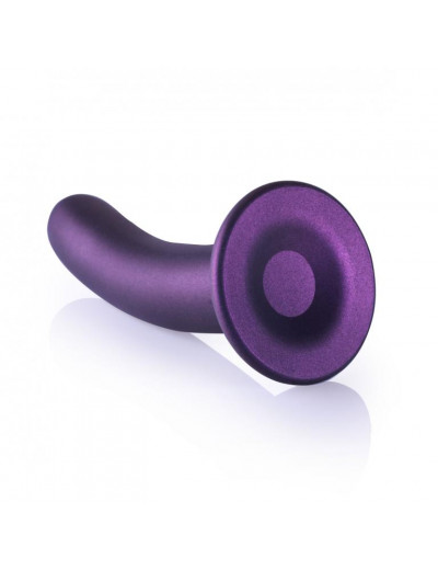 Фиолетовый фаллоимитатор Smooth G-Spot - 17,7 см.