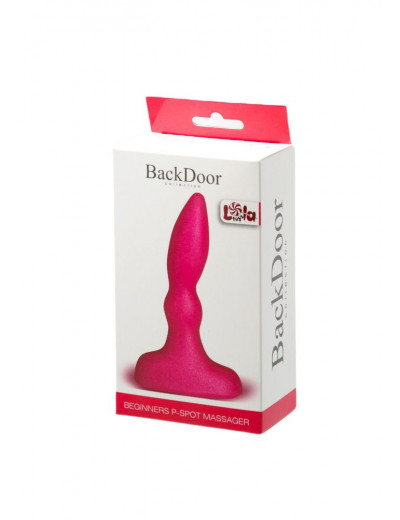 Розовый анальный стимулятор Beginners p-spot massager - 11 см.