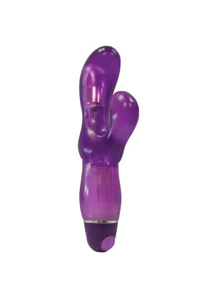 Фиолетовый вибратор для точки G ULTRA G-SPOT - 15 см.