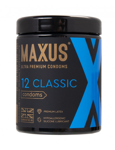 Классические презервативы MAXUS Classic - 12 шт.