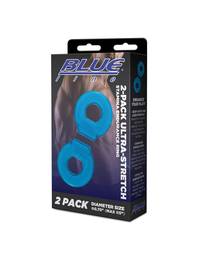 Комплект из двух колец для пениса 2-Pack Ultra-Stretch Stamina Endurance Ring