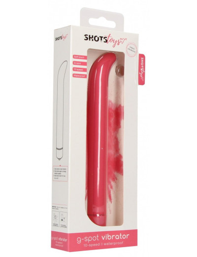 Розовый компактный вибростимулятор G-Spot Vibrator - 16 см.