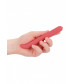 Розовый компактный вибростимулятор G-Spot Vibrator - 16 см.