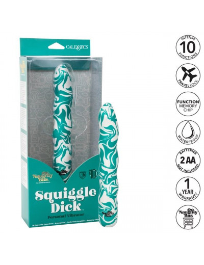 Волнообразный вибратор Squiggle Dick - 15,25 см.