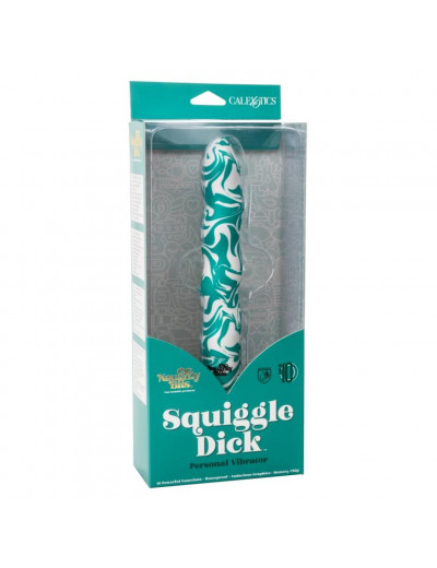 Волнообразный вибратор Squiggle Dick - 15,25 см.