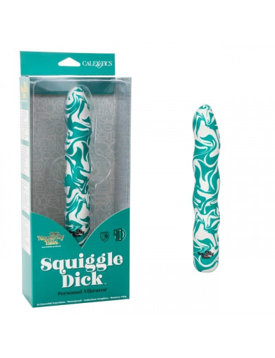 Волнообразный вибратор Squiggle Dick - 15,25 см.