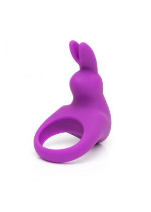 Фиолетовое эрекционное виброкольцо Happy Rabbit Rechargeable Rabbit Cock Ring