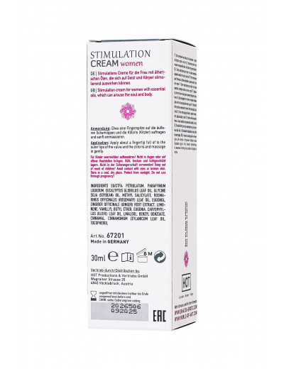 Возбуждающий крем для женщин Stimulation Cream - 30 мл.