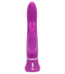 Лиловый вибратор Curve Thrusting Rechargeable Rabbit Vibrator - 24,1 см.