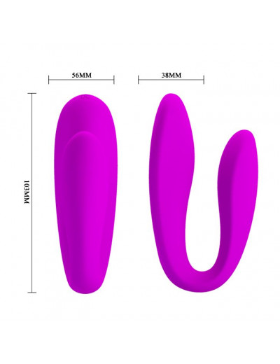 Вибромассажер для пар Letitia с пультом ДУ