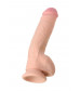 Телесный фаллоимитатор  RealStick Elite DILDO Marc - 24 см.