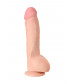 Телесный фаллоимитатор  RealStick Elite DILDO Marc - 24 см.