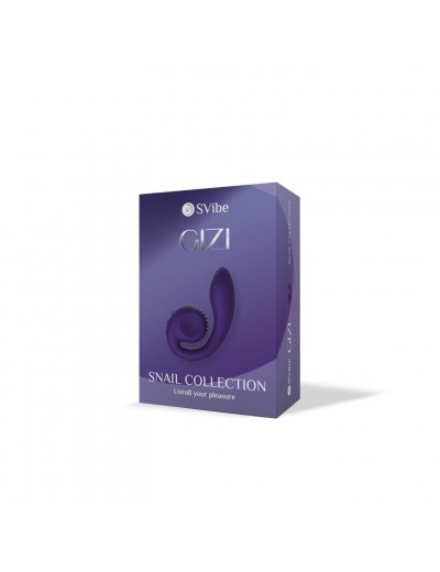 Фиолетовый вибромассажёр SVibe Gizi