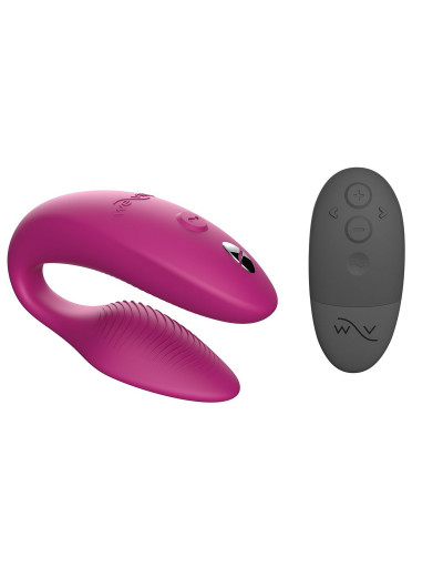 Розовый вибратор для пар We-Vibe Sync 2