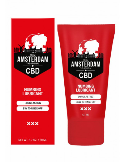 Пролонгирующий лубрикант CBD from Amsterdam Numbing Lubricant - 50 мл.