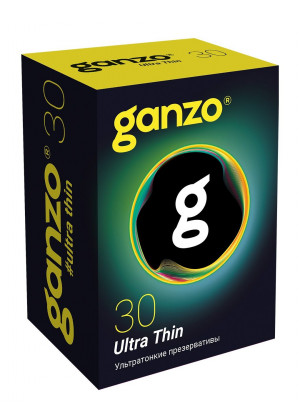 Супертонкие презервативы Ganzo Ultra thin - 30 шт.