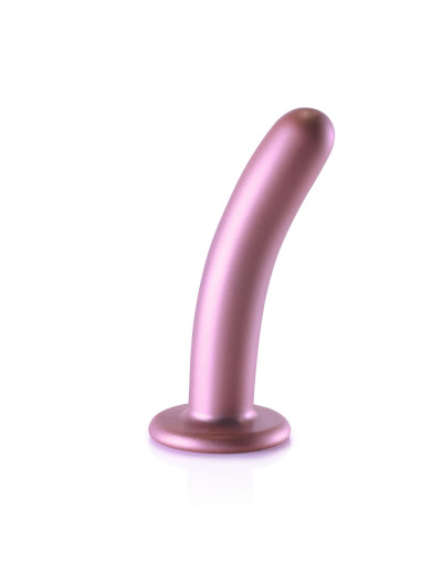 Розовый фаллоимитатор Smooth G-Spot - 15 см.