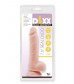 Телесный фаллоимитатор-реалистик Dual Density Dildo - 19,5 см.