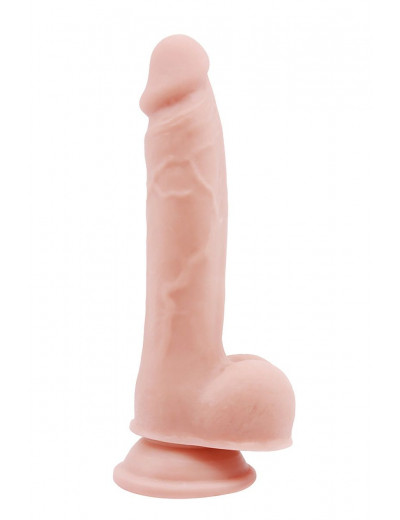 Телесный фаллоимитатор-реалистик Dual Density Dildo - 19,5 см.