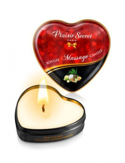 Массажная свеча с ароматом экзотических фруктов Bougie Massage Candle - 35 мл.