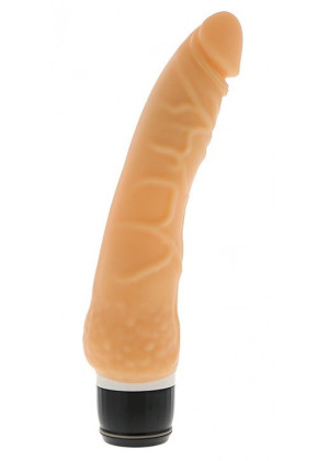 Телесный вибратор-реалистик PURRFECT SILICONE CLASSIC 7.1INCH FLESH - 18 см.