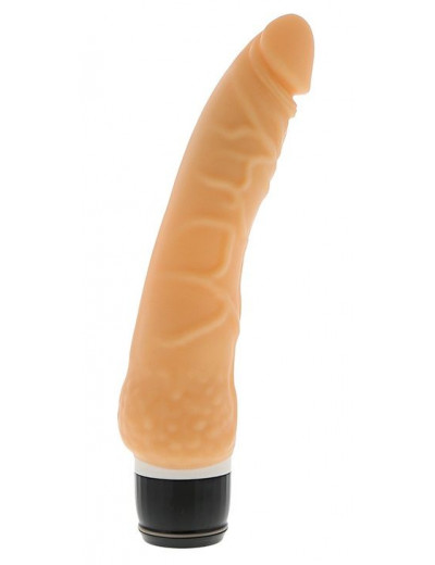 Телесный вибратор-реалистик PURRFECT SILICONE CLASSIC 7.1INCH FLESH - 18 см.