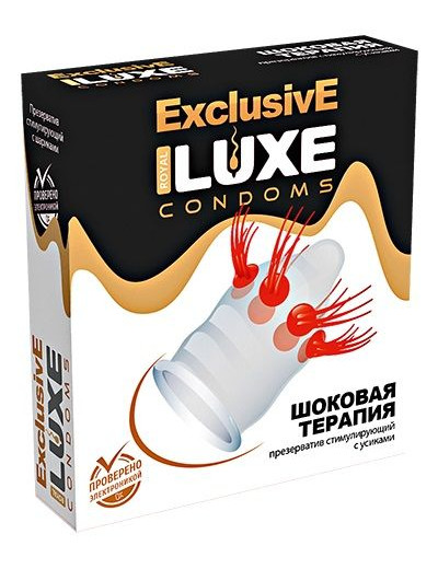 Презерватив LUXE Exclusive «Шоковая терапия» - 1 шт.