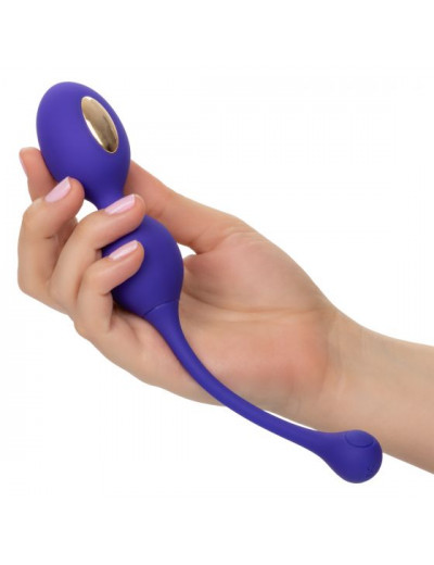 Фиолетовые виброшарики с электростимуляцией Impulse Intimate E-Stimulator Dual Kegel