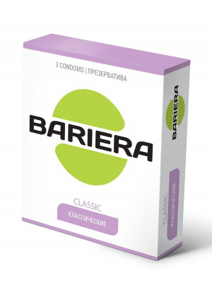 Классические презервативы Bariera Classic - 3 шт.