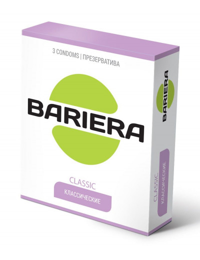 Классические презервативы Bariera Classic - 3 шт.