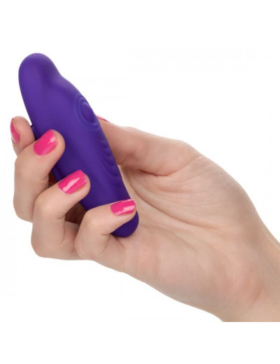 Фиолетовый стимулятор в трусики Lock-N-Play Remote Pulsating Panty Teaser