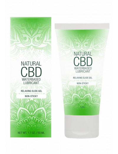 Лубрикант на водной основе Natural CBD Waterbased Lubricant - 50 мл.