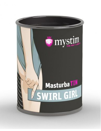 Компактный мастурбатор MasturbaTIN Swirl Girl