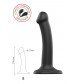 Черный фаллос на присоске Silicone Bendable Dildo S - 17 см.