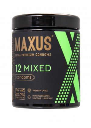 Презервативы MAXUS Mixed - 12 шт.