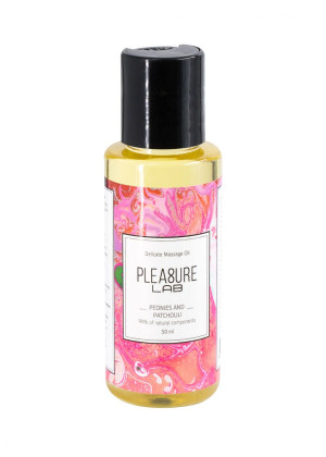 Массажное масло Pleasure Lab Delicate с ароматом пиона и пачули - 50 мл.