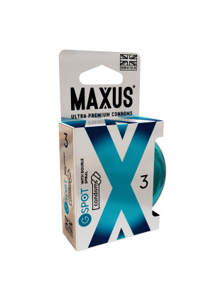 Презервативы Maxus G spot с двойной спиралью - 3 шт.