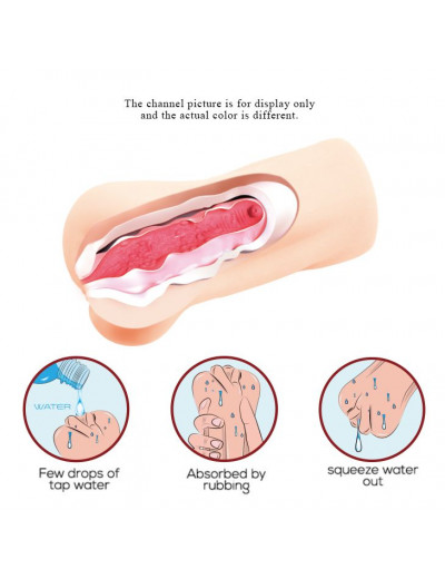 Компактный мастурбатор-вагина с эффектом смазки