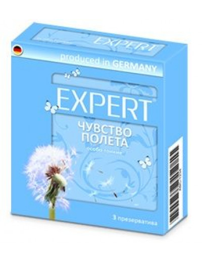 Супертонкие презервативы Expert  Чувство полета  - 3 шт.